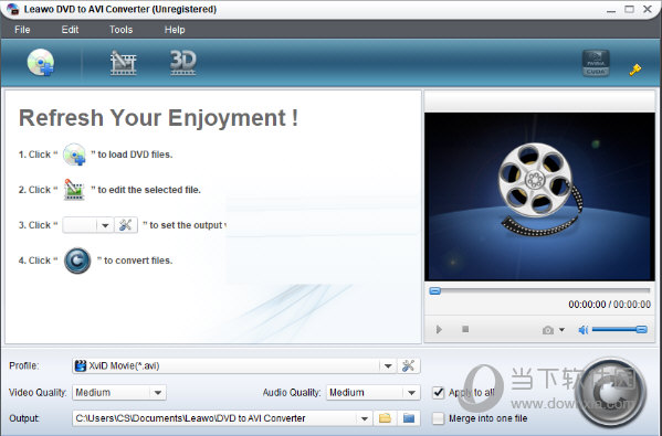 Leawo DVD to AVI Converter(DVD转AVI转换器) V4.3.0.0 官方版