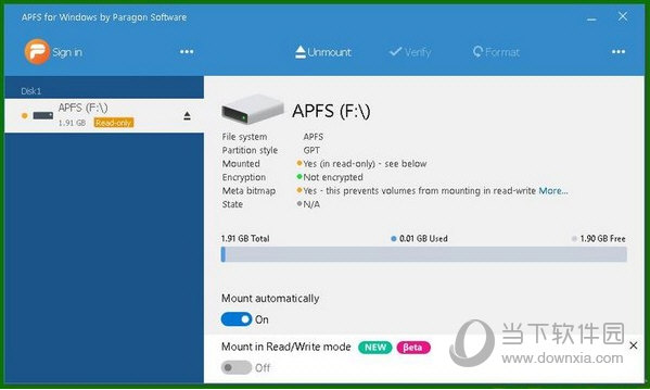 APFS for Windows(APFS格式转换工具) V2.1.47 免费版