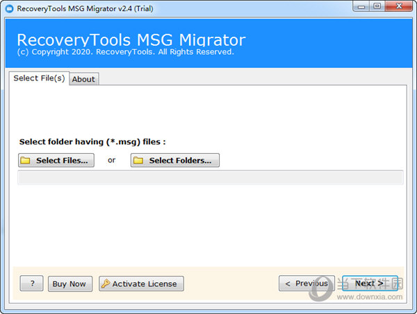 RecoveryTools MSG Migrator(MSG文